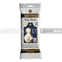 Салфетки влажные универ. парфим. Aroma Top Line №34 Versace Eros woman Ж07