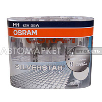 Лампа H1 12V 55W Osram 64150SV2HCB 2шт