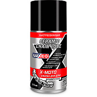 LUXE Смазка для цепи керамическая быстросох. X-MOTO CERAMIC CHAIN LUBE 210мл