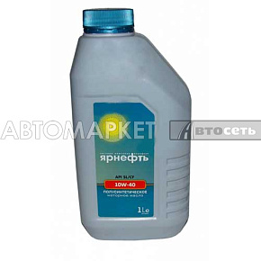 Масло моторное ЯР-НЕФТЬ 10W-40 API SL/СF 1л п/синт  (12)