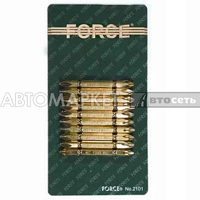 Набор звездочек 1/4" Филипс PH.2 (45мм) 10пр. F2101 10шт Force