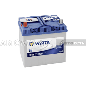 АКБ Varta Blue Dynamic 60Ah прям.яп. 560411054 D48