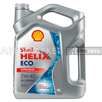 Масло моторное Shell Helix Eco 5W40 4л синт.