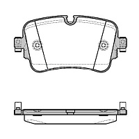 Колодки тормозные Remsa 166808 Ауди Q7 (4M) 3.0TFSI и 3.0TDI с третьим рядом сидений