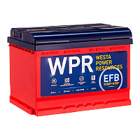 АКБ WPR "EFB" 6CT-60 VLR (0) LB низкий обр/п