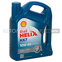 Масло моторное Shell Helix HX7 10W40 SN/CF 4л п/синт.