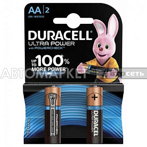 Батарейка Duracell Ultra Power LR6 BL2   по 1 шт   /2