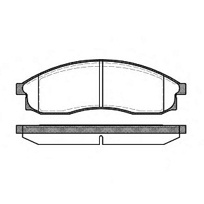 Колодки тормозные Remsa 046900 Ниссан