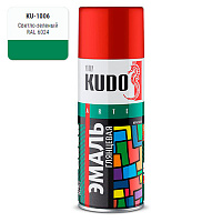 KUDO KU-1006 Эмаль Зеленая светлая 520мл./22051