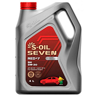 Масло моторное S-Oil Seven RED #7 5w30 SN 4л синт