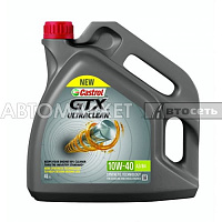 Масло моторное Castrol GTX Ultraclean 10W40 4л A3/B4 15A4E0