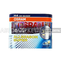 Лампа H4 60/55+30% Osram Allseason 64193ALS-HCB (2шт)
