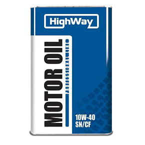 Масло моторное HighWay 10W-40 SN/CF  4л п/синт.