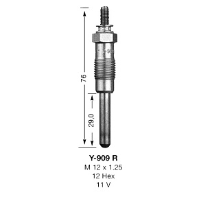 Свеча накала NGK Y-909R