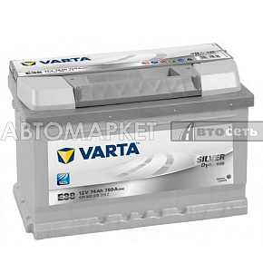 АКБ Varta Silver Dynamic 6CT-74 R+ (E38) 574402075 низкий обр/п