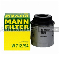 Фильтр масляный MANN W712/94 OC593/3 VAG 1.2/1.4/1.6 TSI/TFSI 08-