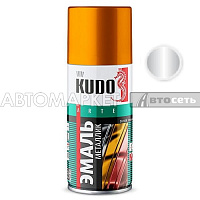 KUDO KU-1026.1 Эмаль металлик Серебро 210мл./23709