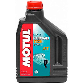 Масло моторное Motul Outboard TECH 4T 10w-40 2л п/синт.