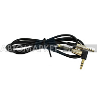 Аудио-кабель 3,5мм черный (CBA70-35-10B) WIIIX 1 m AUX