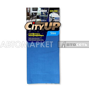 Салфетка CityUP из микрофибры д/стекла 35*35 CA-106