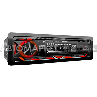 Автомагнитола AurA AMH-340BT USB-MicroSD/FM-ресивер с BT, 4х51W, 2 RCA, ID3 тэги, подсветка красная