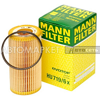 Фильтр масляный MANN HU719/6X  OX379D AUDI A3/A4/TT/SKODA OCTAVIA/VW G5/PASSAT 2.0/2.5 03-