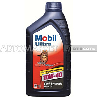 Масло моторное MOBIL Ultra 10W40 1л п/синт.