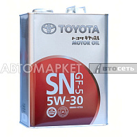 Масло моторное Toyota SAE 5W30 SN/CF 4л синт.
