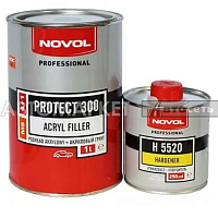 Novol PROTECT 300 MS 4+1 грунт акрил.Черный (1л+0.25л.) 37041