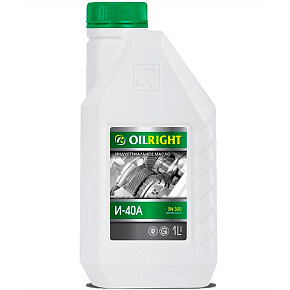 Масло индустриальное OILRIGHT . И-40А 1л мин