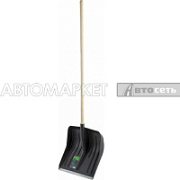Лопата д/снега полипропиленовая 400x420 мм с черенком СИБРТЕХ 61580