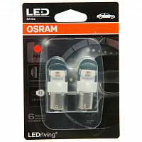 Лампа светодиодная 12V PR21W Osram 7556R02B красный