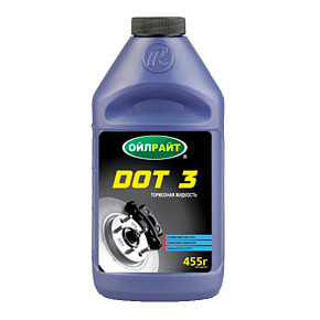 Жидкость тормозная OILRIGHT  DOT-3 455г