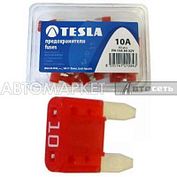 Предохранители флажковые mini FN 10A Tesla (50)