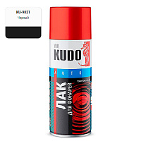 KUDO KU-9021 Лак для тонировки фар черный 520мл. 