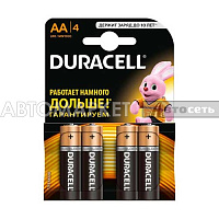 Батарейка Duracell LR6 BL4  по 1 шт   /4