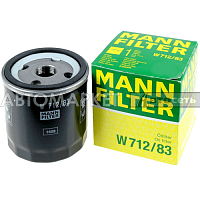 Фильтр масляный MANN W712/83 (OC478 OC988)
