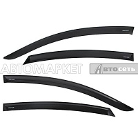 Дефлектор боков.стекол Voron Glass Samurai HYUNDAI SOLARIS седан 2011-  4шт. ДЕФ00240/DEF00240