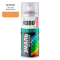 KUDO Satin RAL-1034 KU-0А-1034 Эмаль акриловая абрикосовая 520мл