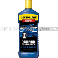 Полироль с полифлоном DoctorWax темно синяя  300 мл DW8433