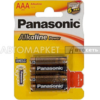 Батарейка Panasonic Alkaline Power LR03 BL4 ААА 08736   по 1 шт  /4
