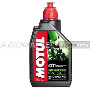 Масло моторное Motul Scooter Expert 4T 10W40 1л п/синт.