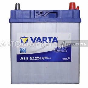 АКБ Varta Blue Dynamic 6CT-40Ah (А14) обр./п 540126033 яп.кл.