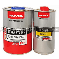 Novol Novakryl MS 2+1 лак станд.бесцв.акриловый (компл.1+0,5л) 8001