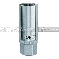 Головка 1/2" 12-ти гранная 14 мм L=70мм магнитная Force 807414M