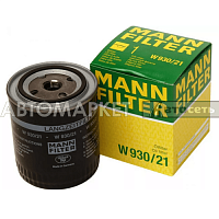 Фильтр масляный MANN W930/21 OC485 AUDI A4/A6/PASSAT 2.4-3.0 94-
