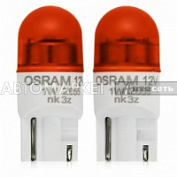 Лампа светодиодная 12V W/5W Osram 2855YE-02B оранжевый