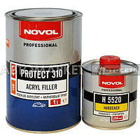 Novol Protect 310 4+1HS грунт акриловый серый 1л+0,25мл 03900049