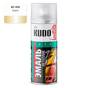 KUDO KU-1028 Эмаль золото 520мл./22067