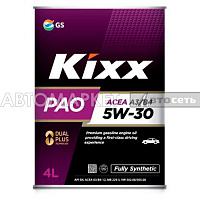 Масло моторное KIXX PAO 5W40 A3/B4 4л синт 